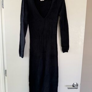 Wilfred Black Long Sleeve Dress